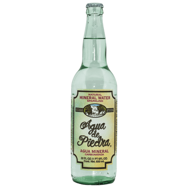 Agua de Piedra Mineral 650 ml ($55mxn x botella)