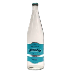 Tehuacan Agua Mineral Platino 710ml de 12 VIDRIO