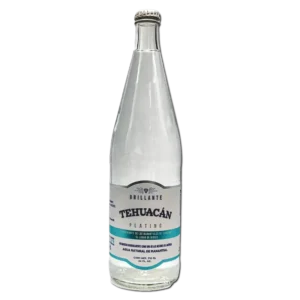 Tehuacan Agua Natural Platino 710ml de 12 VIDRIO